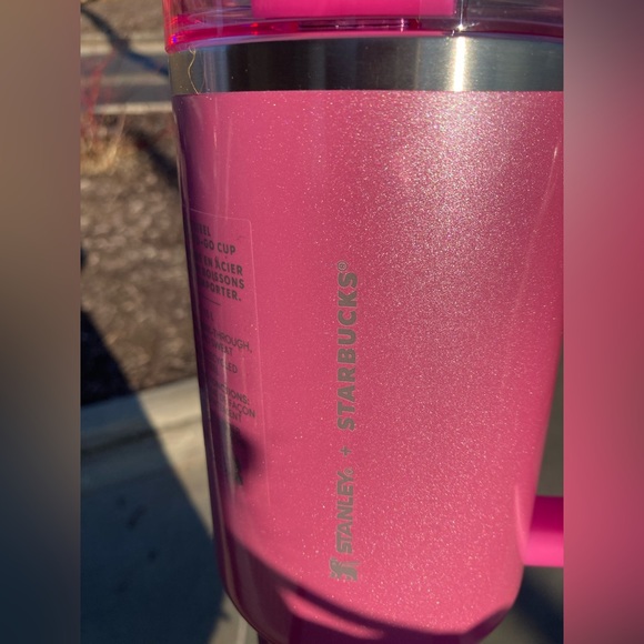 AUTHENTIC Starbucks Stanley pink limited edition sparkly tumbler - Picture 2 of 6